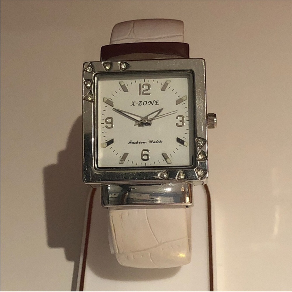 3/$20 X-zone White Bangle Watch